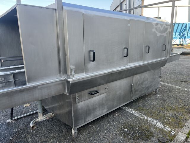 Tvättmaskin för lådor och pallar  