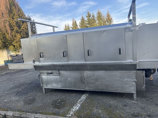 Tvättmaskin för lådor och pallar  