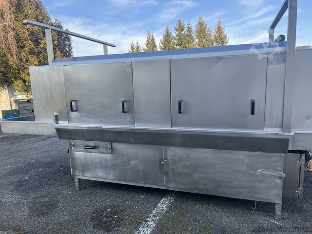 Tvättmaskin för lådor och pallar  