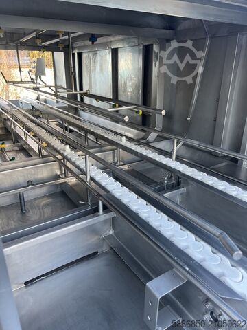 Tvättmaskin för lådor och pallar  