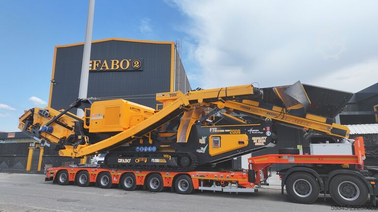 дробильне обладнання / ударний дробарка FABO Crushing Equipment 100-200 tph cone crusher stone crushers