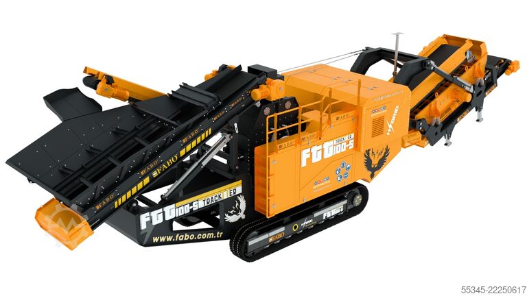 क्रशिंग उपकरण/मोबाइल क्रशिंग प्लांट FABO Crushing Equipment FTT-100-S Mobile Tertiary Impact Crusher