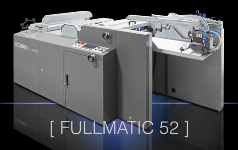 Máquina de revestimento Komfi Fullmatic 52 Coater, IR&UV Curing