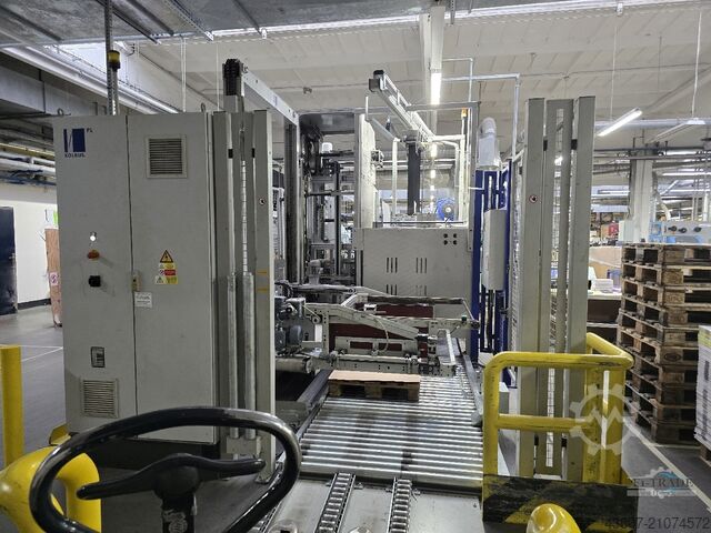 Automatinis palečių kroviklis / Automatinis palečių formavimas Kolbus PL 770