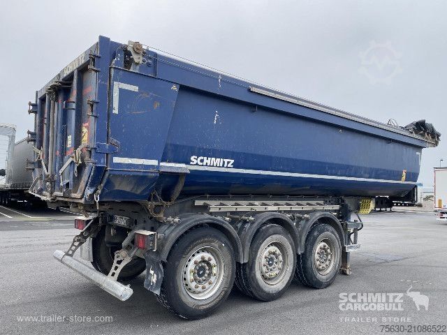 Savivartis puspriekabė Schmitz Cargobull Semitrailer Tipper Steel half pipe body 26m³