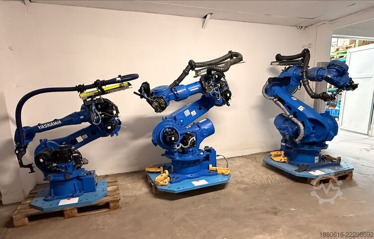 Hệ thống robot (3x) với bộ điều khiển DX200 Yaskawa (2x) MH280 II + (1x) MH50 II