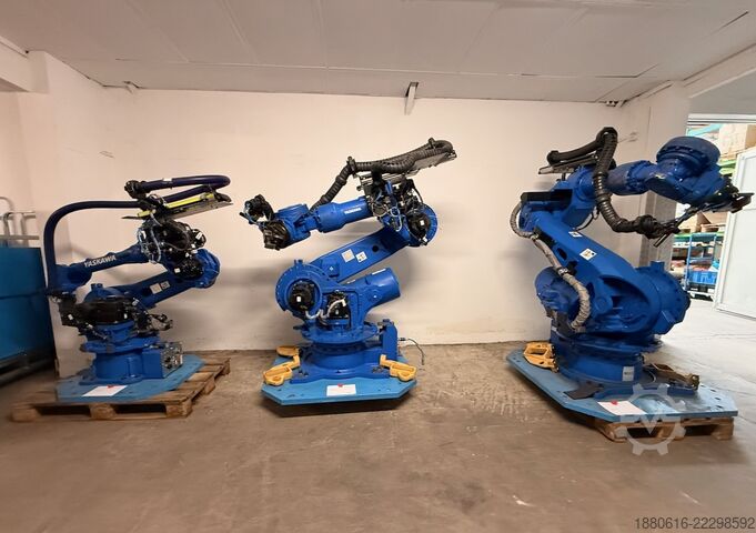 Hệ thống robot (3x) với bộ điều khiển DX200 Yaskawa (2x) MH280 II + (1x) MH50 II
