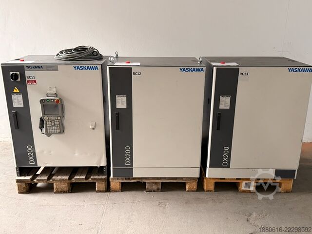 Hệ thống robot (3x) với bộ điều khiển DX200 Yaskawa (2x) MH280 II + (1x) MH50 II
