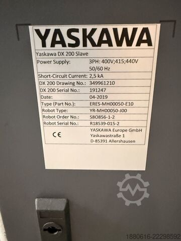 Hệ thống robot (3x) với bộ điều khiển DX200 Yaskawa (2x) MH280 II + (1x) MH50 II