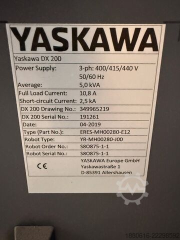 Hệ thống robot (3x) với bộ điều khiển DX200 Yaskawa (2x) MH280 II + (1x) MH50 II
