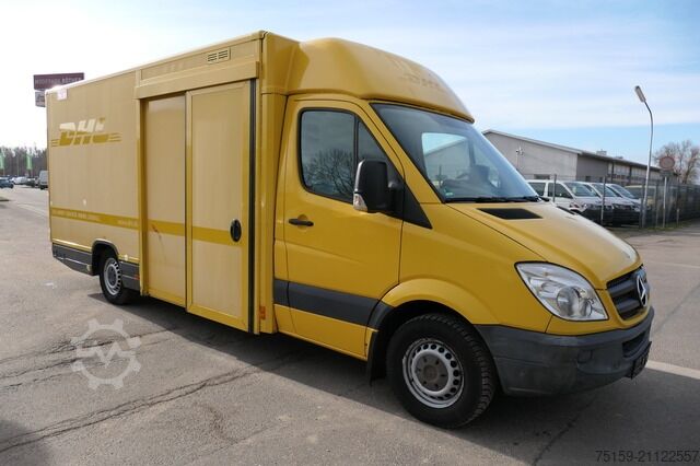 Furgons ar kasti mercedes-benz SPRINTER 310 CDI MAXI EURO-5 KOFFER REGALE KAMERA DURCHGANG