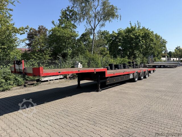 Zema profila puspiekabe  3 Achs  3 Achs Satteltieflader