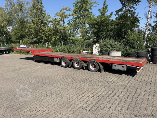 Zema profila puspiekabe  3 Achs  3 Achs Satteltieflader