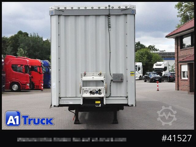 Atvērta puspiekabe ar tentu KRONE SD, Mega, Staplhalterung, Ice Protect, Liftachse,