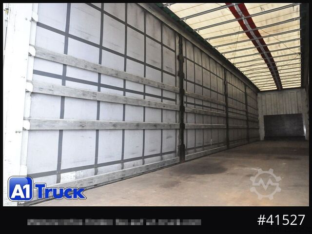 Atvērta puspiekabe ar tentu KRONE SD, Mega, Staplhalterung, Ice Protect, Liftachse,