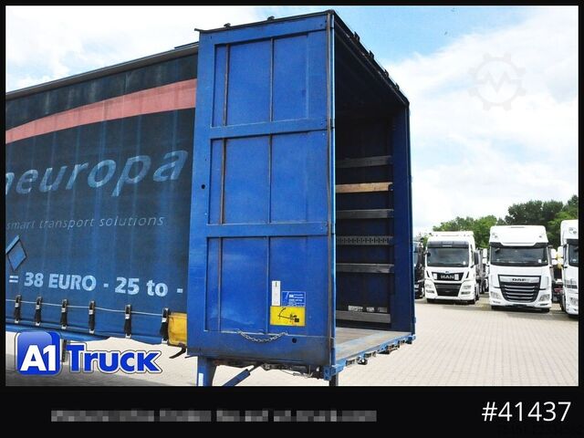 Swap body with flatbed & tarp KRONE Wechselbrücke Jumbo BDF 7,82, Code XL,