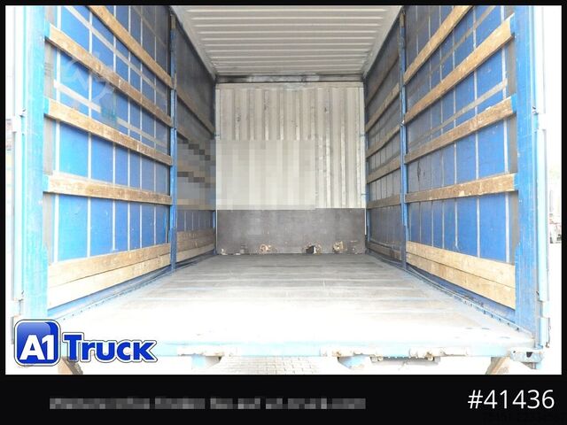 Swap body with flatbed & tarp KRONE Wechselbrücke Jumbo BDF 7,82, Code XL,