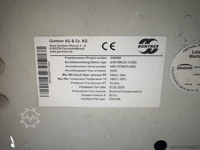 šaldytuvas Güntner GVH 090.2C/3-E(D).E