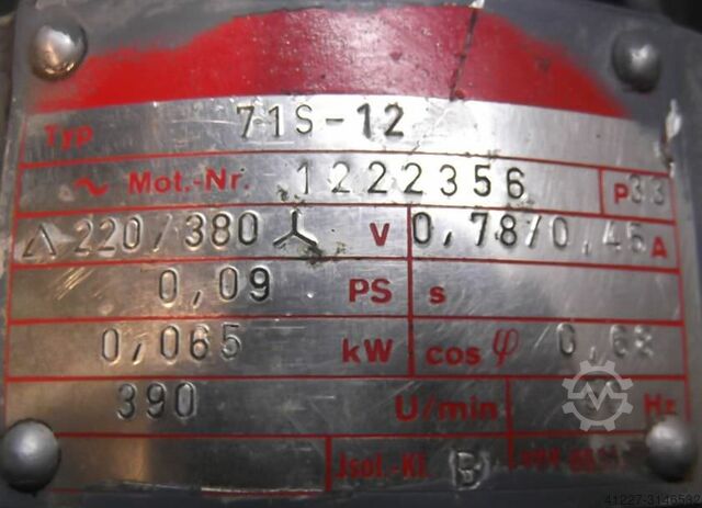 Motor de transmisie 0,065 kW 25 rpm Rehfus 71S-12