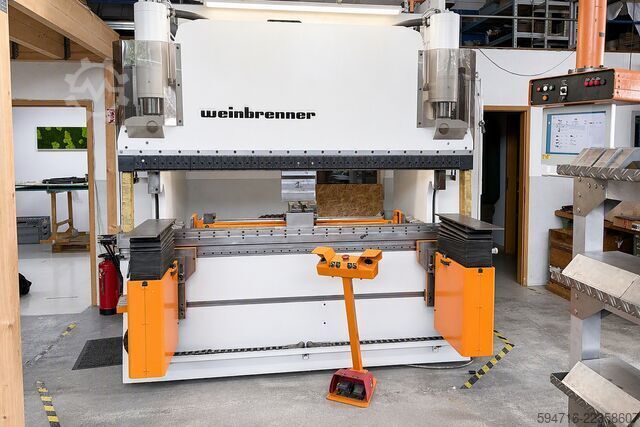 Press brake with Cybelec VisiTouch Pac Weinbrenner GP 80-2550
