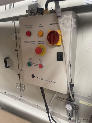 Pionowa piaskarka do szkła FP ALFEMA SVA 1400 OT