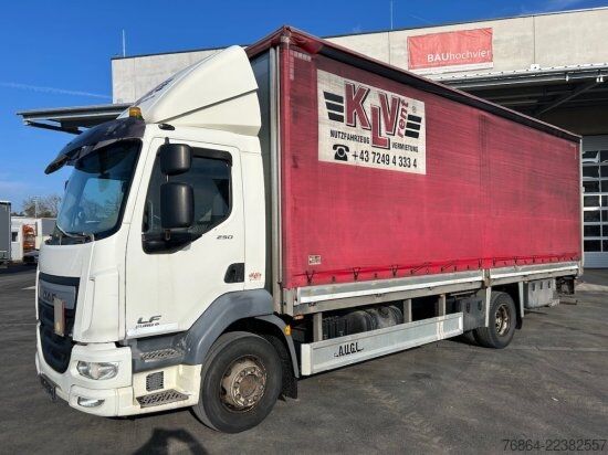 LKW mit Pritsche & Plane DAF LF 250, 16 TONNER PLANE MIT LBW,  MANUELL, E6