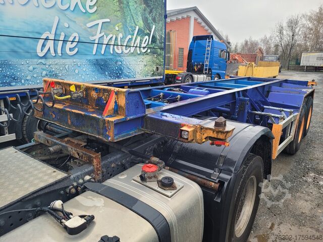 Zamjena šasije poluprikolice Deutsche Fruehauf 20 ft Container Chasis blattgefedert