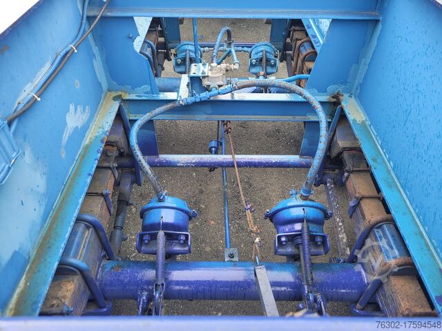 Zamjena šasije poluprikolice Deutsche Fruehauf 20 ft Container Chasis blattgefedert