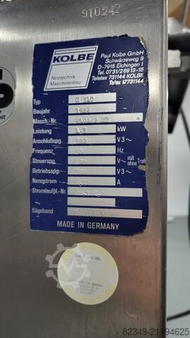 Mašina za preradu mesa Standsäge Knochensäge Kolbe K-310