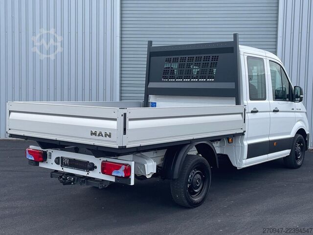 Furgone pick-up MAN TGE 3.180 Pritsche DOKA MR 4x4 ACC LED DIFF-SPER