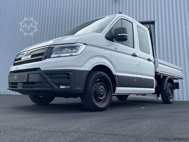 Furgone pick-up MAN TGE 3.180 Pritsche DOKA MR 4x4 ACC LED DIFF-SPER