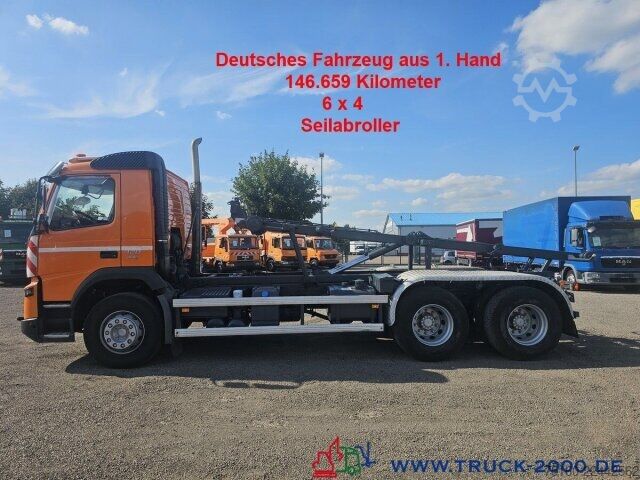 Kroklastbil Volvo FMX 420 6x4 Seil Abrollkipper nur 146.659 Km