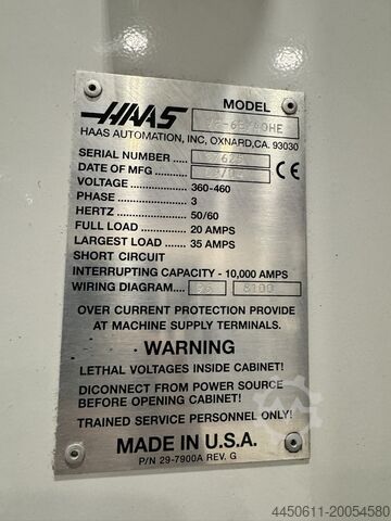 VERTIKALNA OBRADNI CENTAR HAAS VF-6/40HE