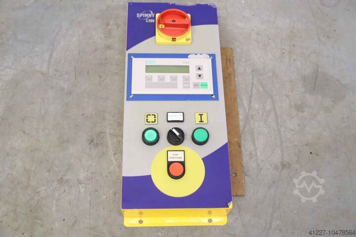 Raklapcsomagoló vezérlése Spinny Siemens S200 Simatic S7 TD200