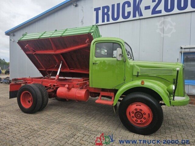 Truk pikap bak dump Mercedes-Benz LA 312 4x4 Meiller 3Seiten Kipper zGG. 7.000Kg.
