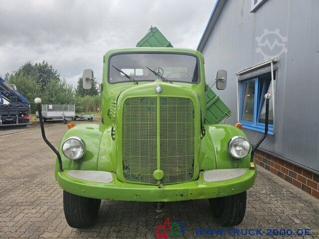 Truk pikap bak dump Mercedes-Benz LA 312 4x4 Meiller 3Seiten Kipper zGG. 7.000Kg.