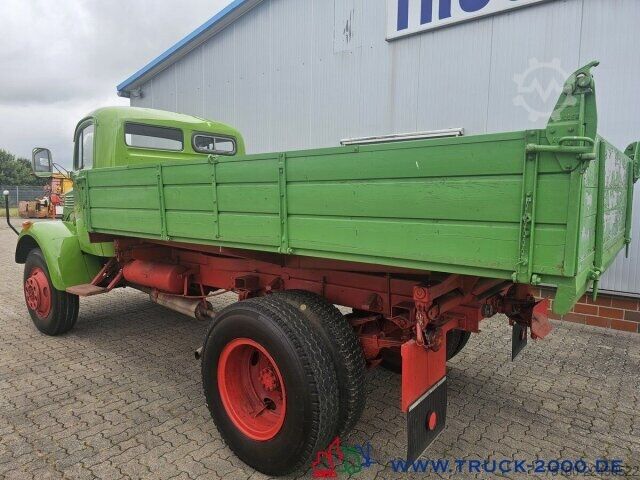Truk pikap bak dump Mercedes-Benz LA 312 4x4 Meiller 3Seiten Kipper zGG. 7.000Kg.