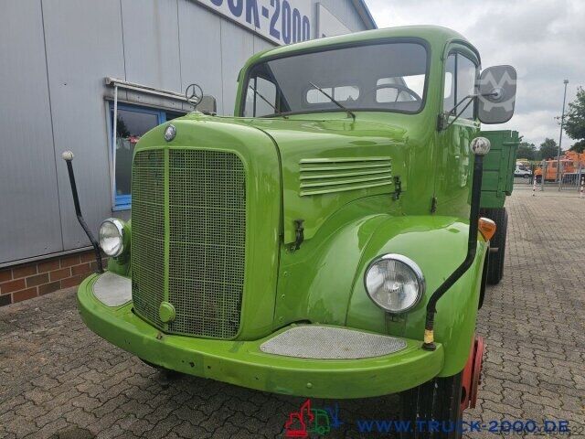 Truk pikap bak dump Mercedes-Benz LA 312 4x4 Meiller 3Seiten Kipper zGG. 7.000Kg.