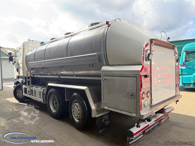 Cisterna Scania R490 RVS tank, Euro 6, Stuuras, Retarder, 15000...