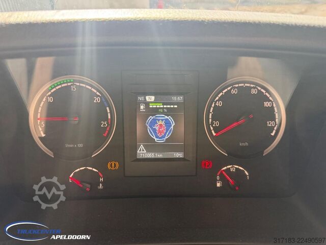 Cisterna Scania R490 RVS tank, Euro 6, Stuuras, Retarder, 15000...