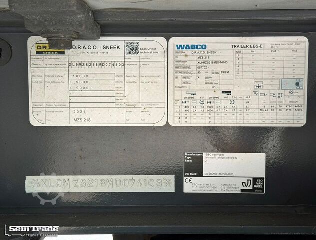 Hladilni tovornjak DAF XG 480 EURO 6E FAR 50 CC COMBI CARRIER TRS KOELI