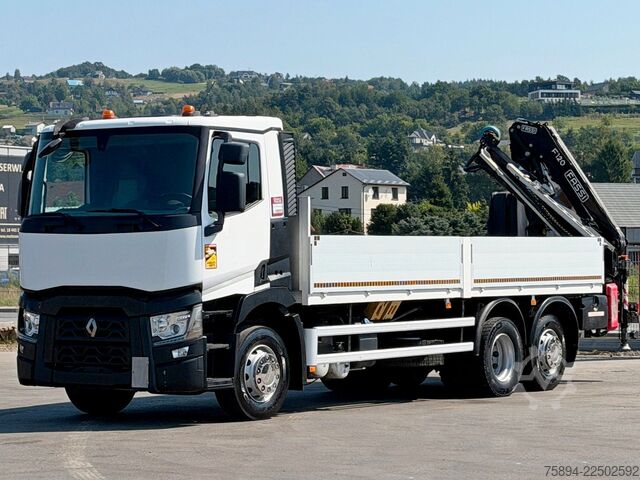 Кран, змонтований на вантажівці RENAULT T 380 * FASSI F120B.2.22 + FUNK * TOPZUSTAND !
