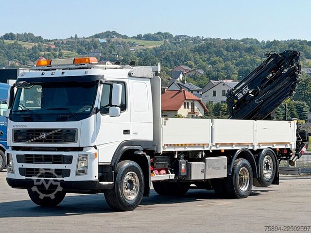 Autožeriav VOLVO FM 460 * HIAB 166 E-5 HIPRO + JIB 43X + FUNK