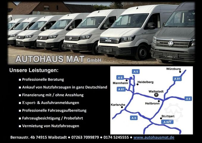 厢式货车 VW CRAFTER XXL KOFFER LBW KAMERA KLIMA 1.HAND