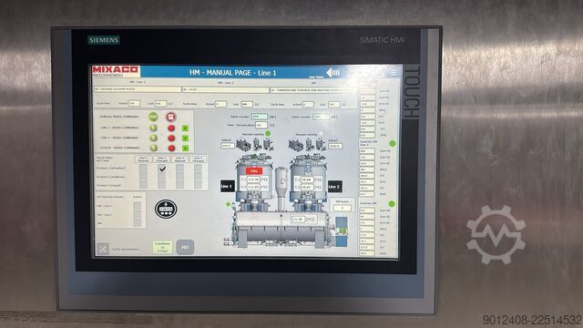 Komplettanlegg for varm-kald mikser Mixaco, AZO, Kahl, Kreyenborg Gesamtanlage Heiß - Kalt Mischer