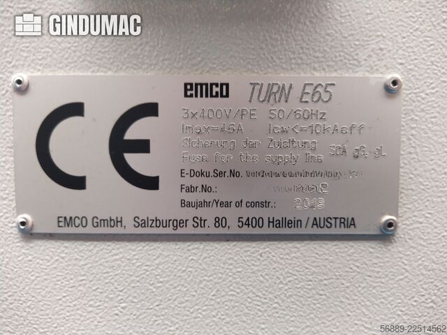EMCO Emcoturn 65 EMCO Emcoturn 65