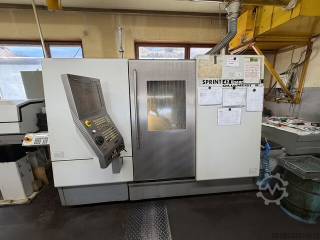 Centro de torneamento e fresagem CNC Gildemeister Sprint 42 linear