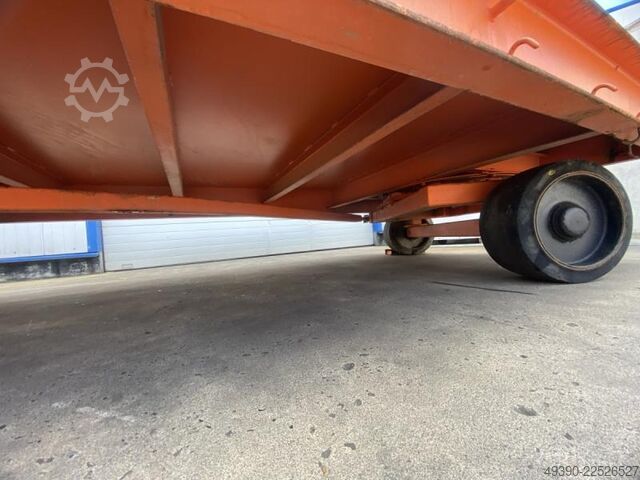 Plattform-Transportwagen, Schwerlastanhänger, Industrieanhänger mit 2-Achs Drehschemellenkung, Zweia Plan - MAFI 11