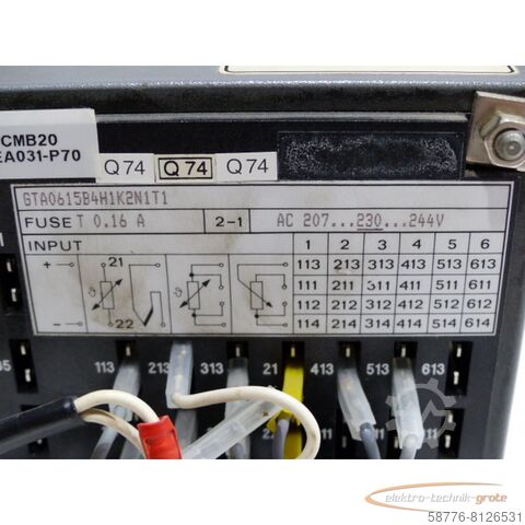 コンポーネント Gossen Metrawatt Camille Bauer GTA0615B4H1K2N1T1 Linienschreiber