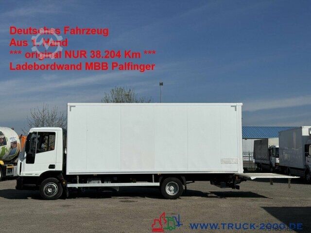 Skříňový nákladní automobil Iveco 100E22 Koffer LBW Palfinger Klima NUR 38.204 KM